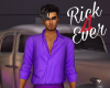 PURPLE TUCKED SHIRT