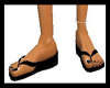 Summer Black Flip Flops