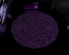 Purple Round Rug