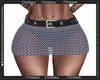 [A]RLL SILVER KNIT SKIRT