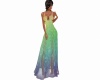 Rainbow Crystal Gown