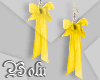 Gold Bow Earrings