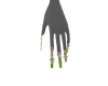 SA. Green nails