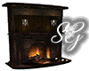 *SG* Old Stone Fireplace