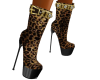 Leopard Stilleto Boots