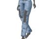 calça jeans rasgada