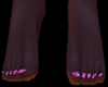 Feet w/pink diamond nail