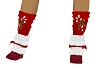 candy cane fairy boots