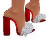 Red Christmas Heels