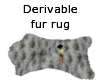 Derivable Fur rug