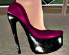 Pink|Black Heels