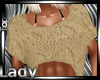 Biscuit Knitted Crop Top