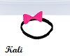 Black/Pink Kid Bow
