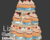 Birthday Cupcake Display