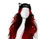 hair red hat cat