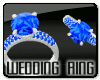 Womens Blue Wedding Ring