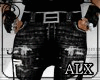 [Alx]Black Rip Jean-1
