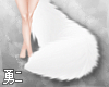 Y' White Cat Floof Tail