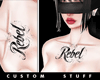 Rebel Chest Tattoo