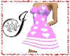 Pnk/Wht VDay Heart Dress