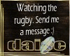 D Brb Rugby Head  Sign