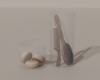 Glass, Wood and Soap Set
