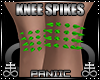 ♛ Knee Spikes Green