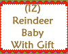 Reindeer Baby With Gift