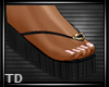 TD l Black Flip Flops