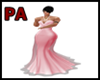 long fuchsia dress