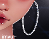 $ Silver Hoops