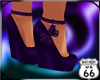SD Purple Gold Heels
