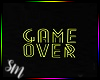Game Over Neon Yellow