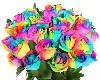 Rainbow Rose Decor