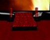 RED FIRE BED-NO POSES