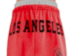 L. Red LA Shorts w/tats