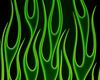 Green Flame background