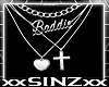 X Baddie Silver Necklace