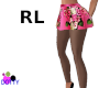 Pink miniskirt / hose RL