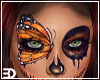 Butterfly Skull Head