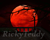Gothic blood moon night