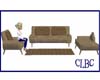 clbc tweed sofa suite