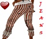 !Up Down-Stripe Jeans::!