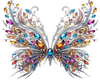 Jeweled  Lattice Bfly