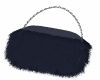 Blue Fur Handbag