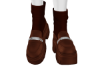 *B* Brown Loafer Socks