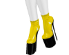TwoTone Yellow Boots