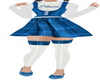 Blue Plaid Dress Legging