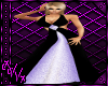 :V: Lt. Purp/Blk Gown