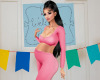 PregnantPinkJumpsuitM121